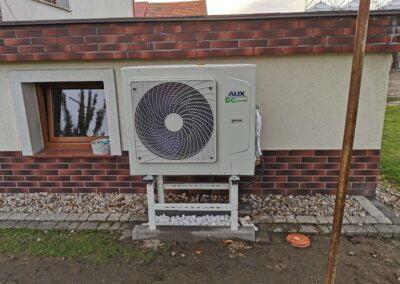 Montaż pompy ciepła AUX 16kW Split