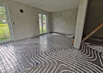 Montaż ogrzewania podłogowego pod pompę ciepła Panasonic seria K 5kW