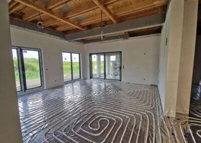 Instalacja ogrzewania podłogowego w domu jednorodzinnym